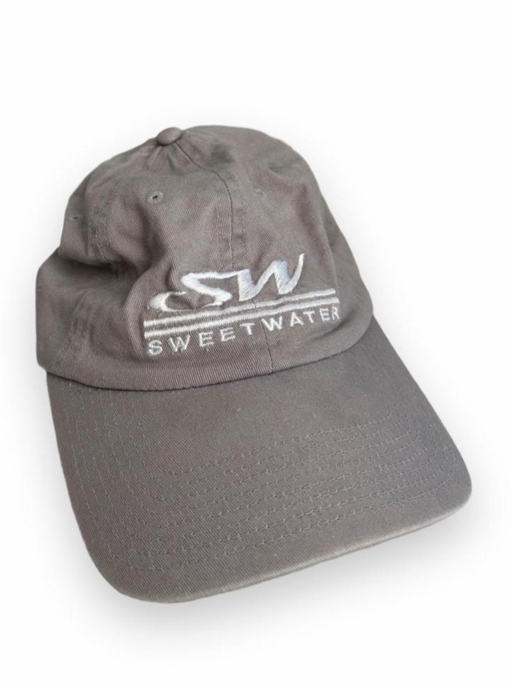 Sweetwater Surf Shop Wrightsville Beach NC Light Grey Cap